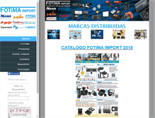 Tablet Screenshot of fotimaimport.com